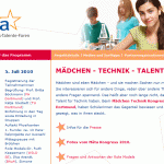 Mädchen-Technik-Talente